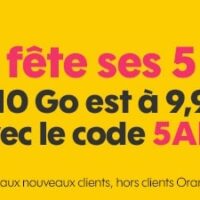 Sosh propose 15€ de réduction sur un an sur le forfait 4G à 24.99€ Bons plans