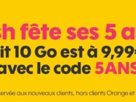 Sosh propose 15€ de réduction sur un an sur le forfait 4G à 24.99€ Bons plans