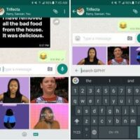 WhatsApp prend désormais en charge la recherche interne de GIF Applications