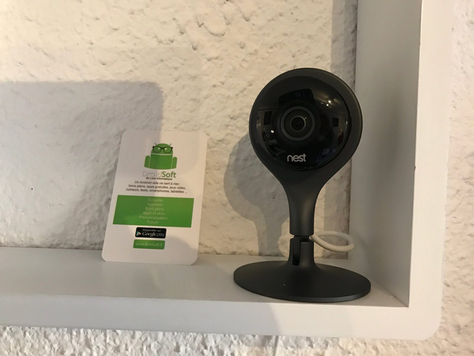 Test de la caméra Nest Cam Indoor Accessoires