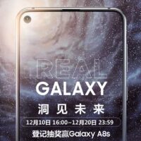 galaxy a8S trou ecran samsung