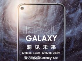 galaxy a8S trou ecran samsung