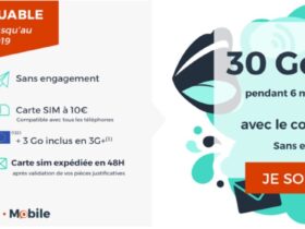 30Go par mois pour 3€ ou 40Go pour 10€ à vie ! Votre nouveau forfait mobile ? Actualité