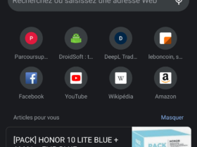 Chrome : Le thème sombre se déploie sur Android Actualité