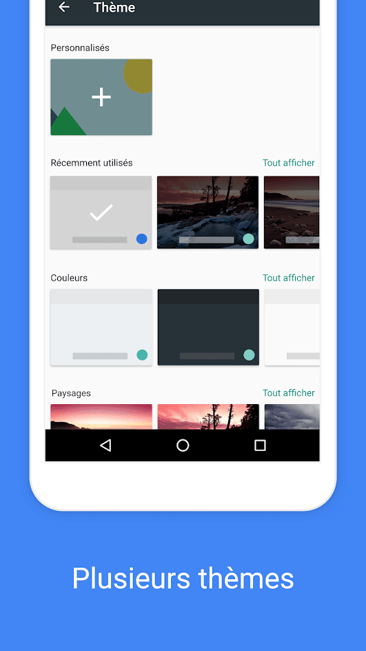 theme clavier smartphone android google gboard