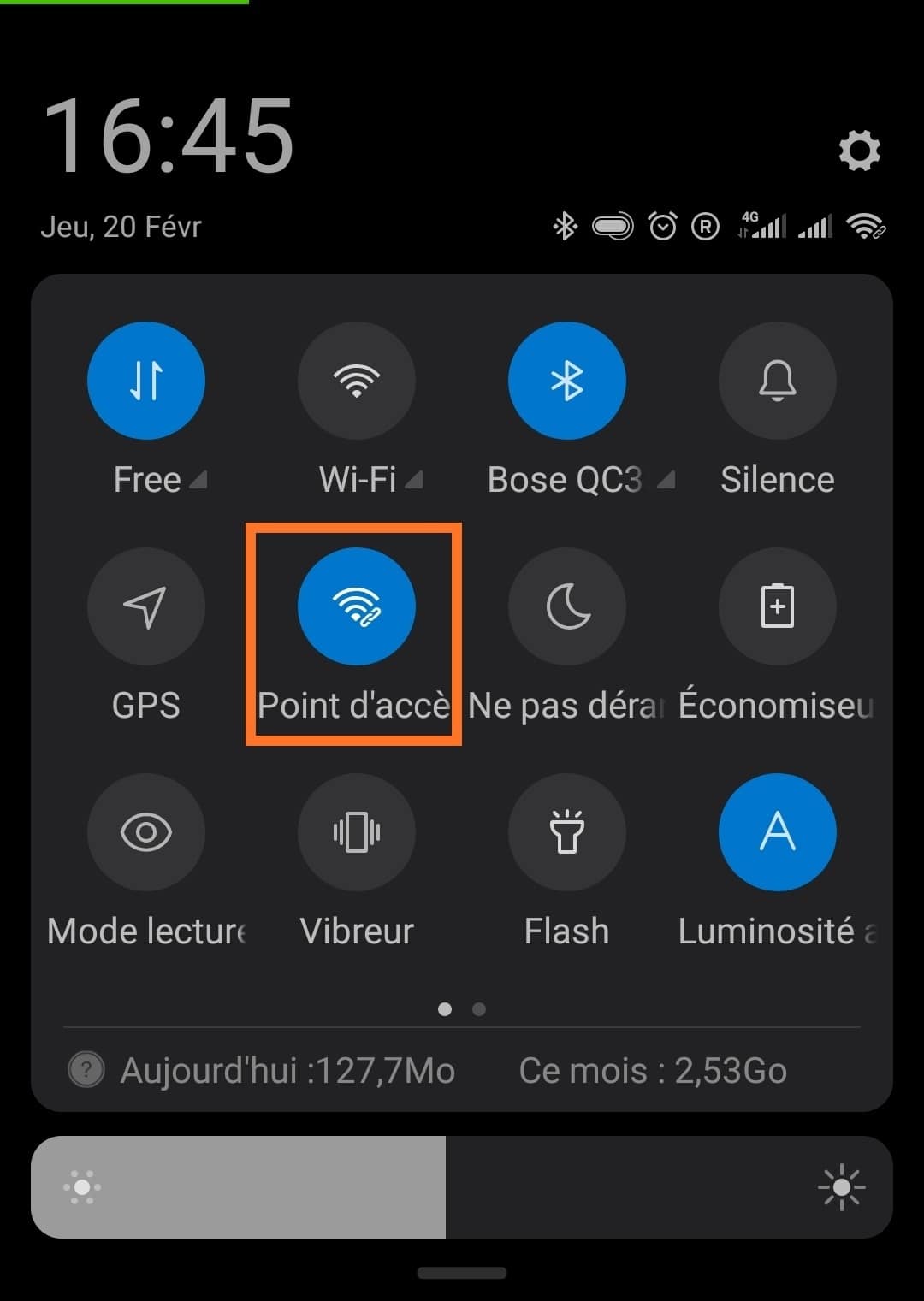 comment se connecter au wifi d'un autre telephone