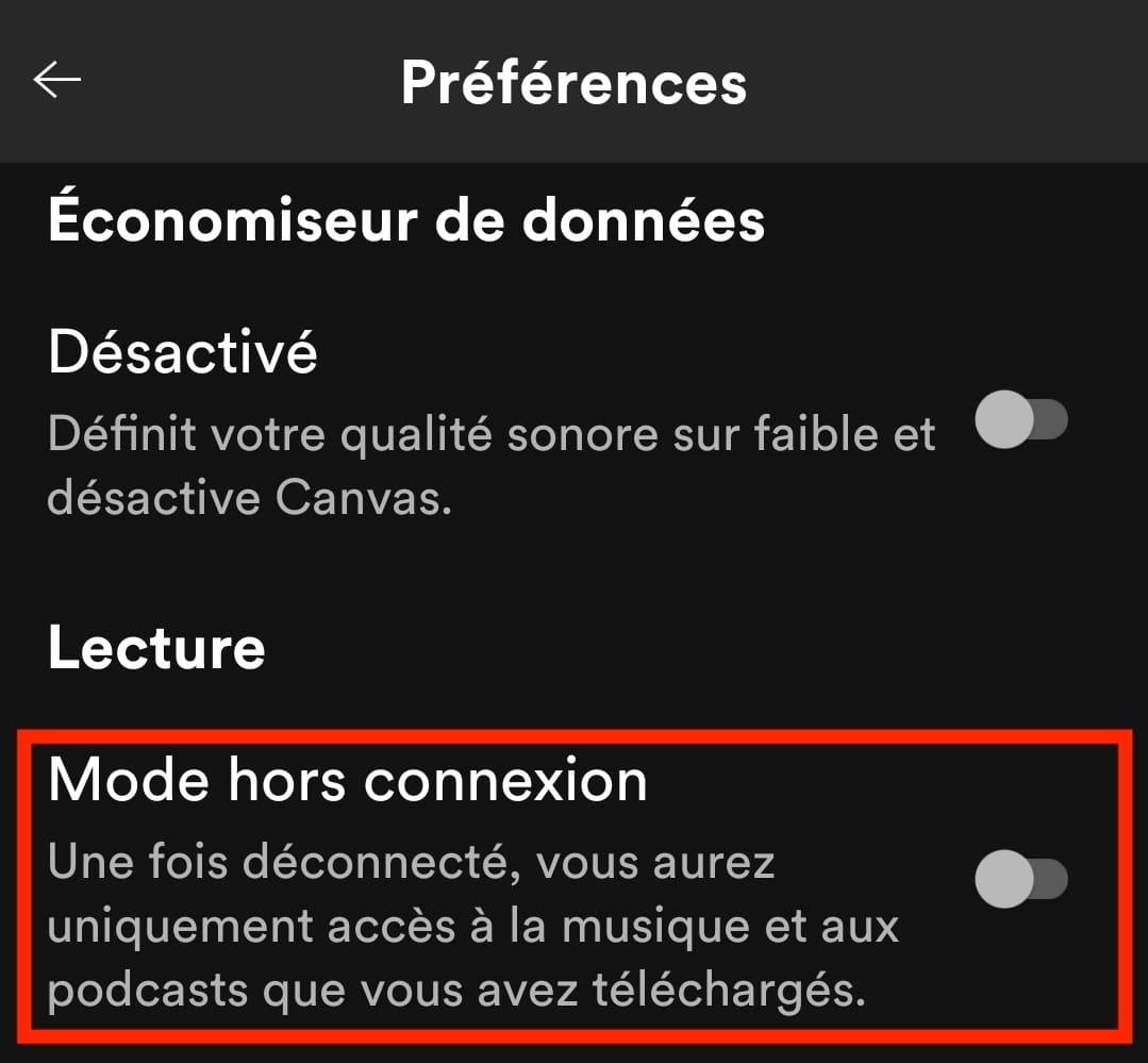 activer-mode-hors-connexion-spotify