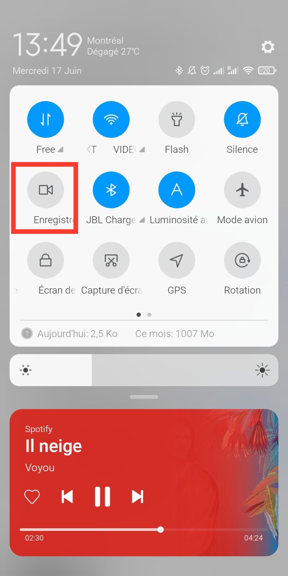 icone-enregistrer-ecanr-smartphone-android-xiaomi