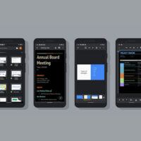 Google Docs Sheets Slide activer mode sombre smartphone android