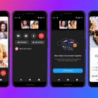 partage ecran smartphone android facebook messenger