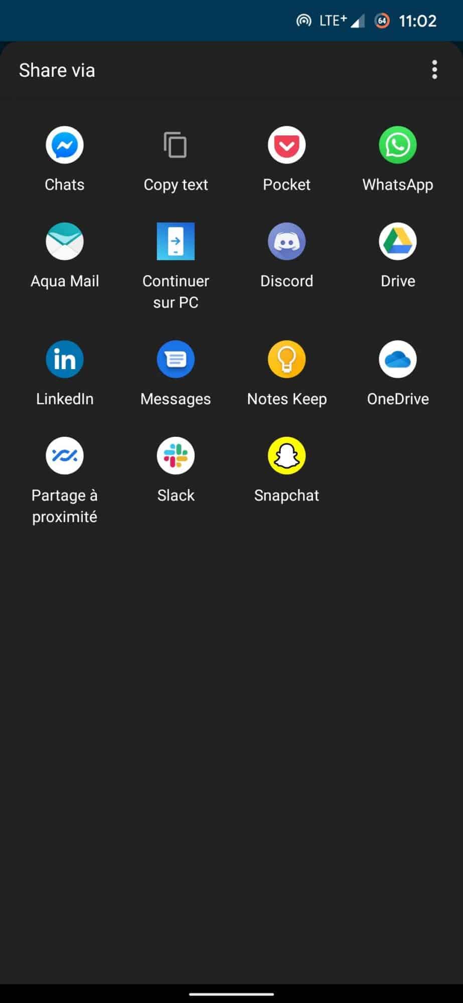 Comment customiser le menu Partager de votre smartphone ? Applications
