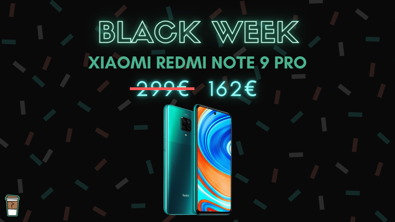 Redmi Note 9 Pro, Redmi Note 9 Pro, sous la barre des 170€ &#8211; Black Week