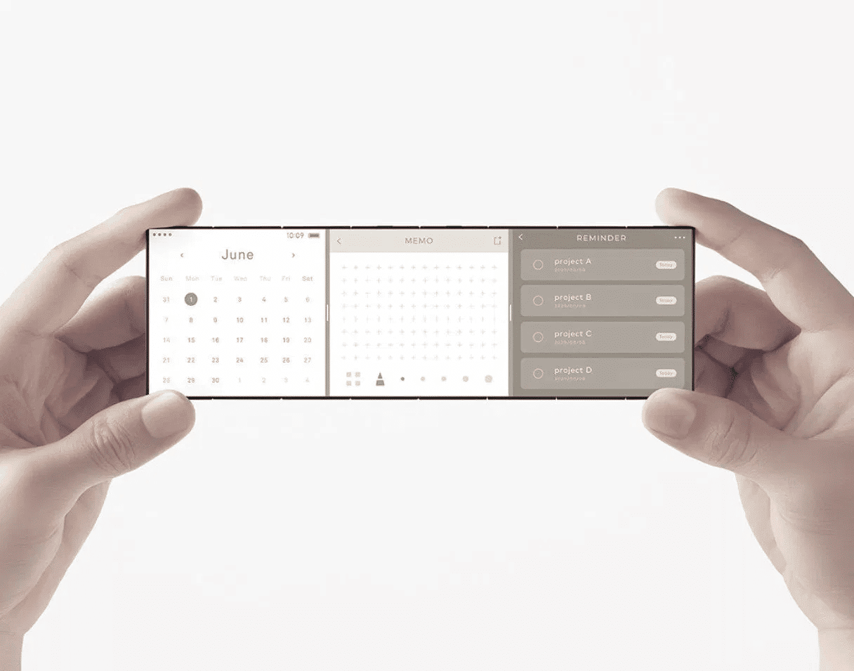 Oppo : concept de smartphone pliable à 3 écrans Actualité