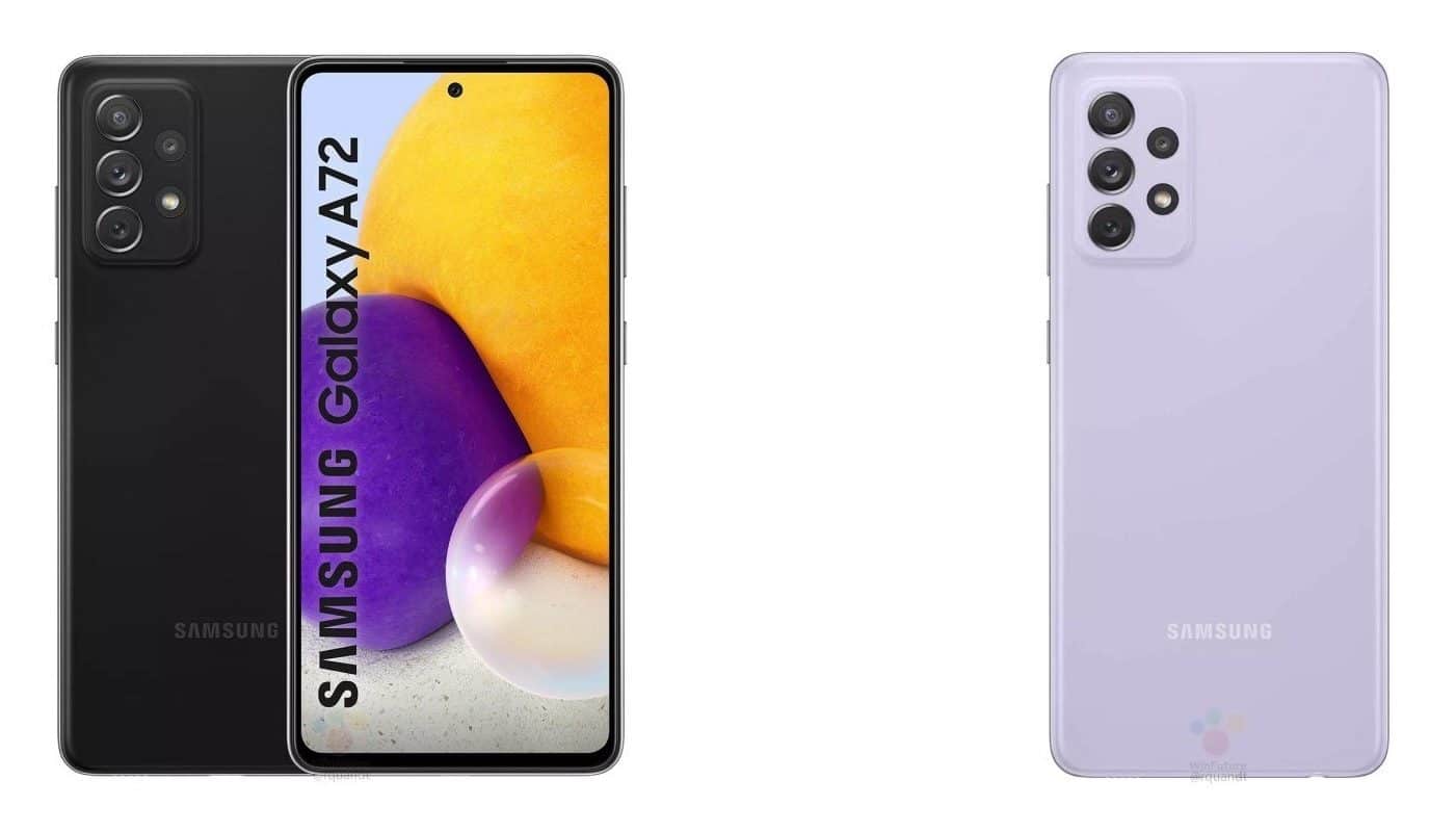 , Galaxy A72 : le design et la fiche technique fuitent en vidéo avant le lancement