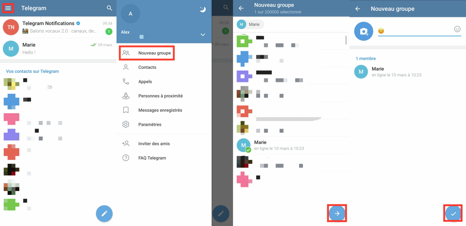 Telegram : comment créer un groupe sur smartphone Android ? – DroidSoft