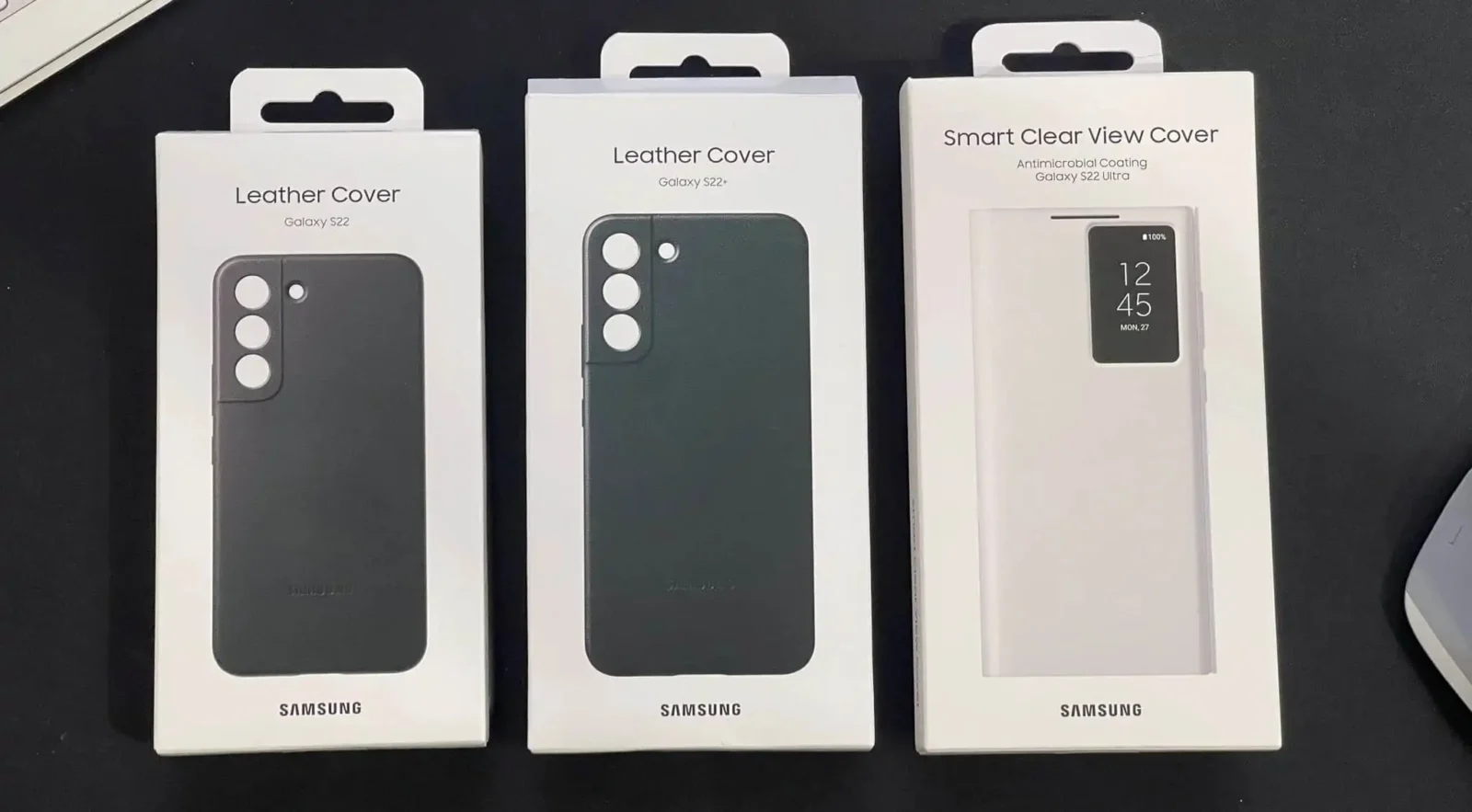 Les coques officielles des Samsung Galaxy S22 révélées ! Actualité