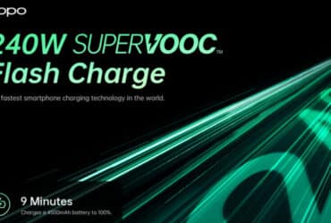 oppo supervooc charge rapide 240 W smartphone