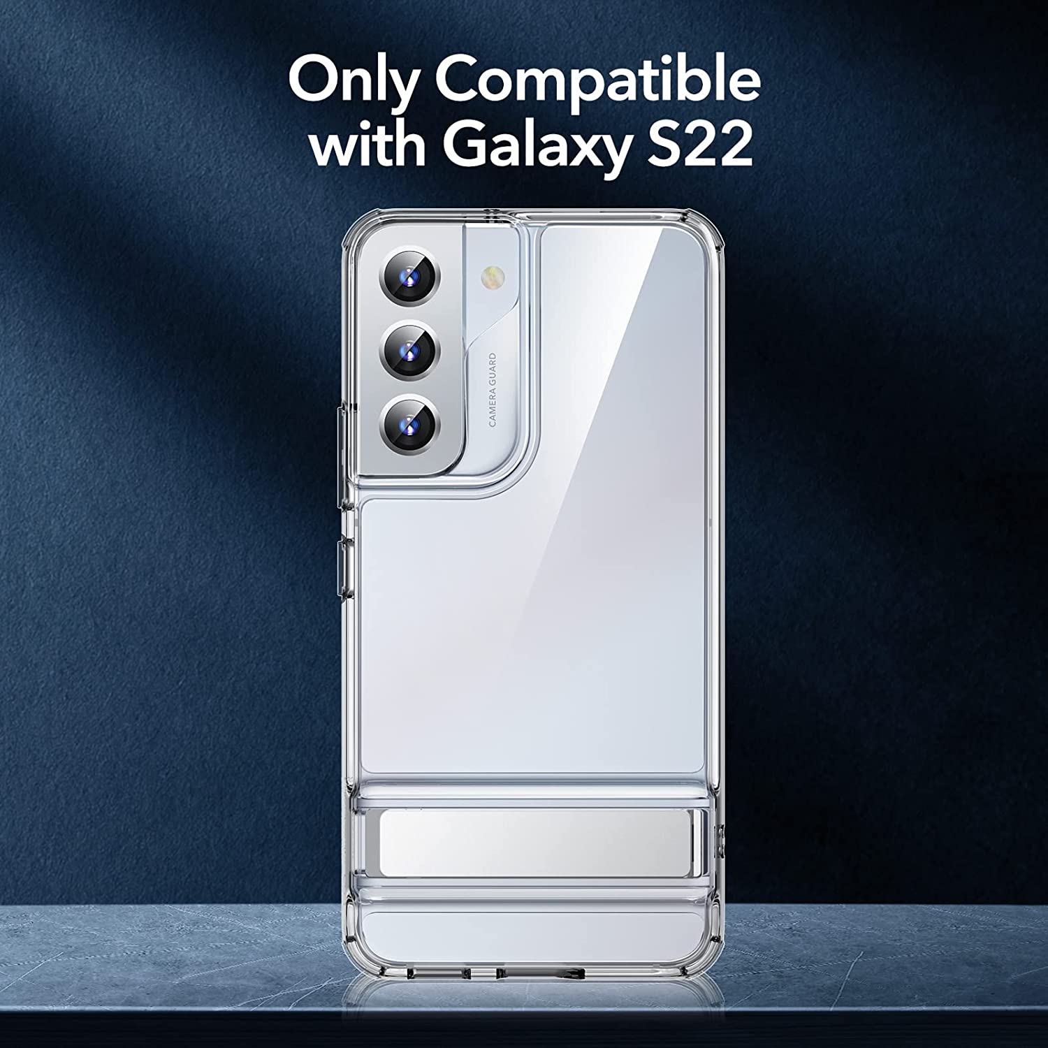 coque transparente ESR béquille Samsung Galaxy S22