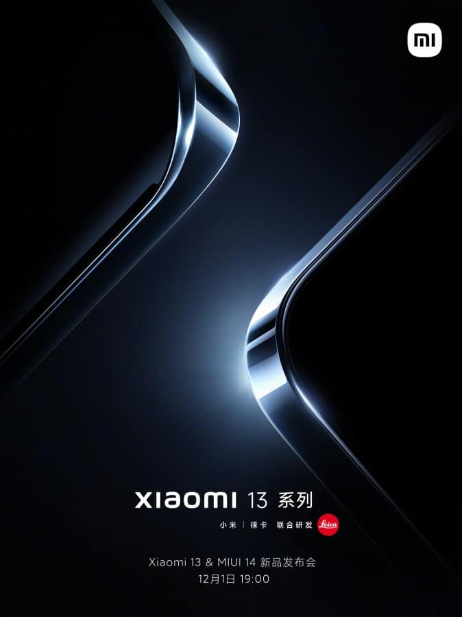 Xiaomi 13, Xiaomi 13 et 13 Pro : les nouveaux smartphones haut de gamme arrivent le 1er décembre 2022