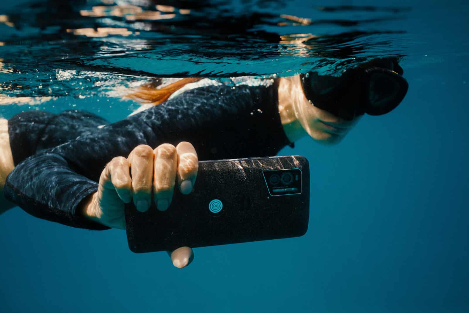 Apnée Crosscall Stellar X5 smartphone incassable resistant à l'eau et plongée