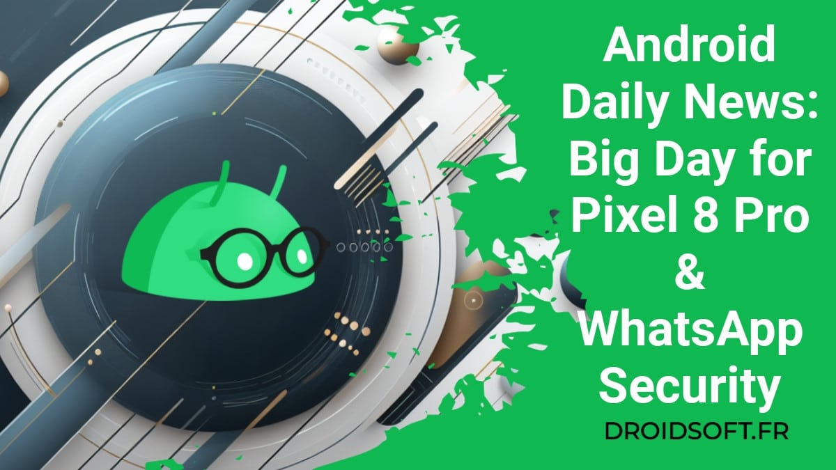 Android Daily News: Big Day for Pixel 8 Pro & WhatsApp Security