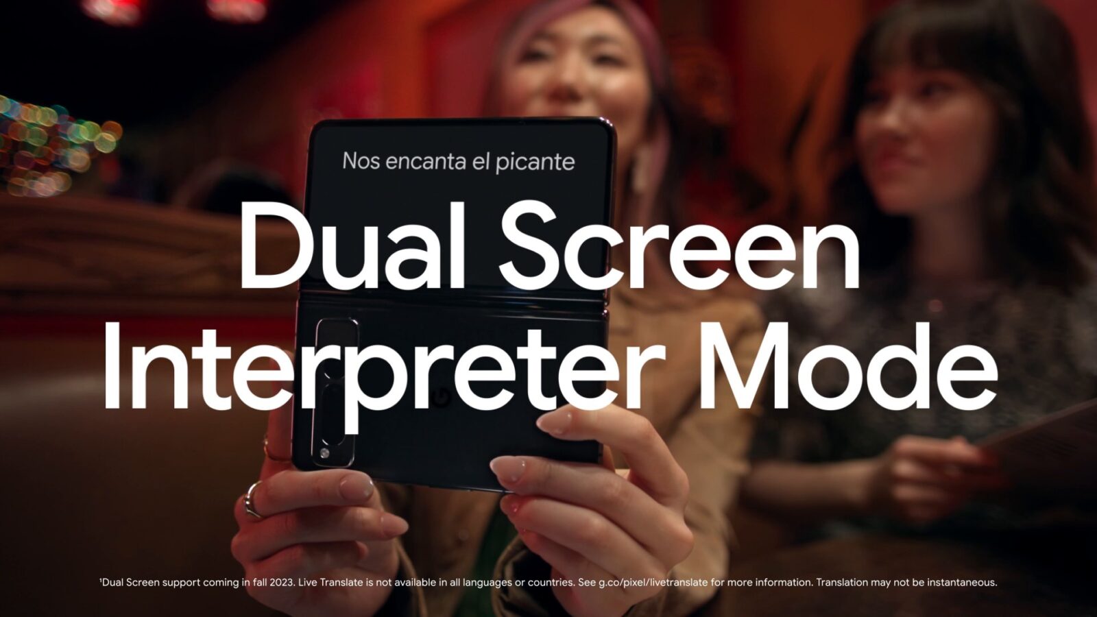 Google Pixel Fold Dual Interpreter Mode