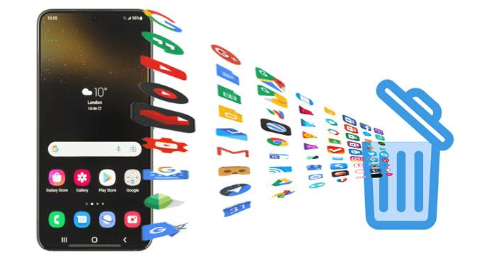 Suppression des applications sur Samsung