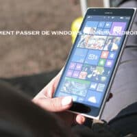 comment passer windows phone android