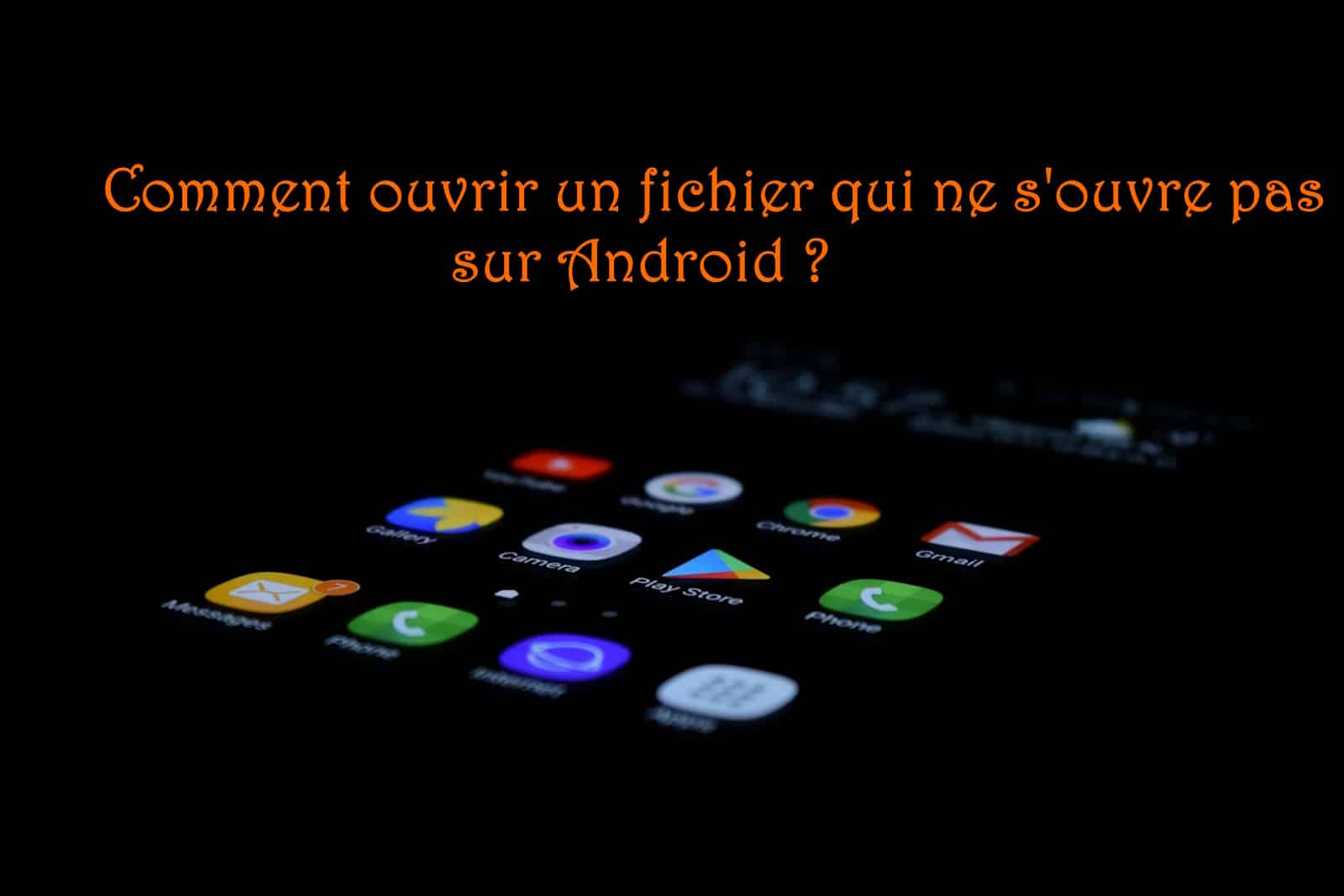 ouvrir fichier android