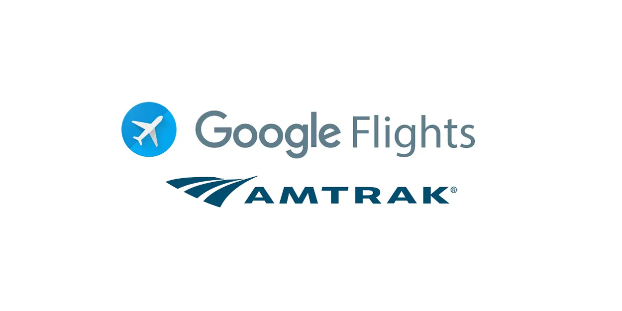 Google Flights et Amtrak