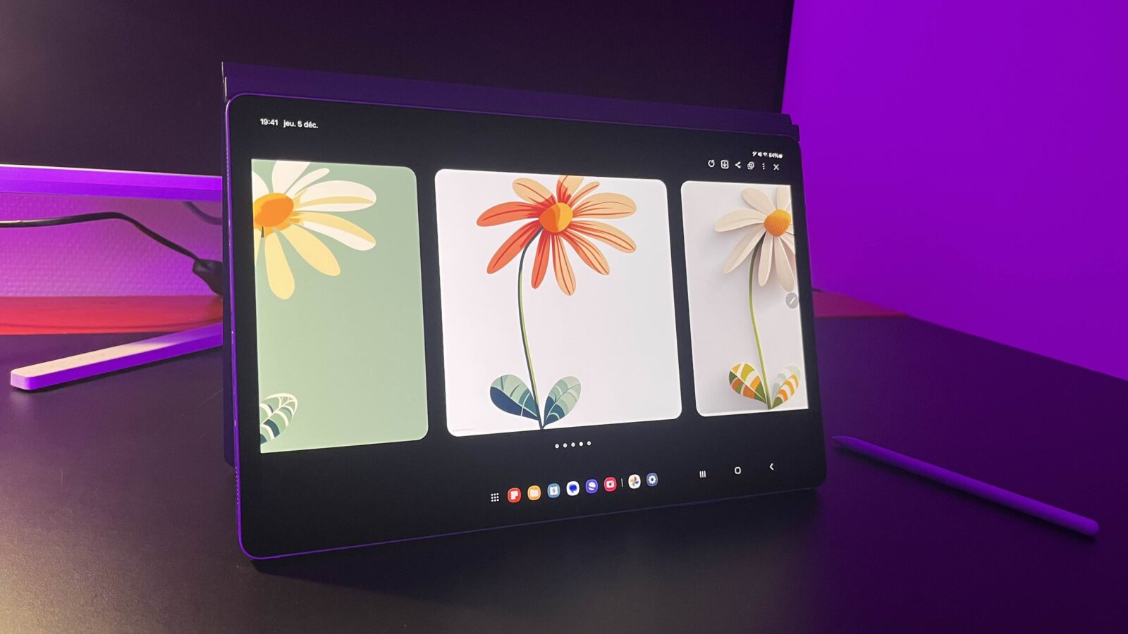 Samsung Galaxy Tab S10+ : "Croquis" après le traitement IA