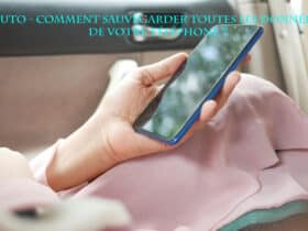 sauvegarder donnees telephone