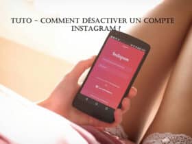 tuto desactiver compte instagram