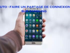 tuto partage connexion samsung