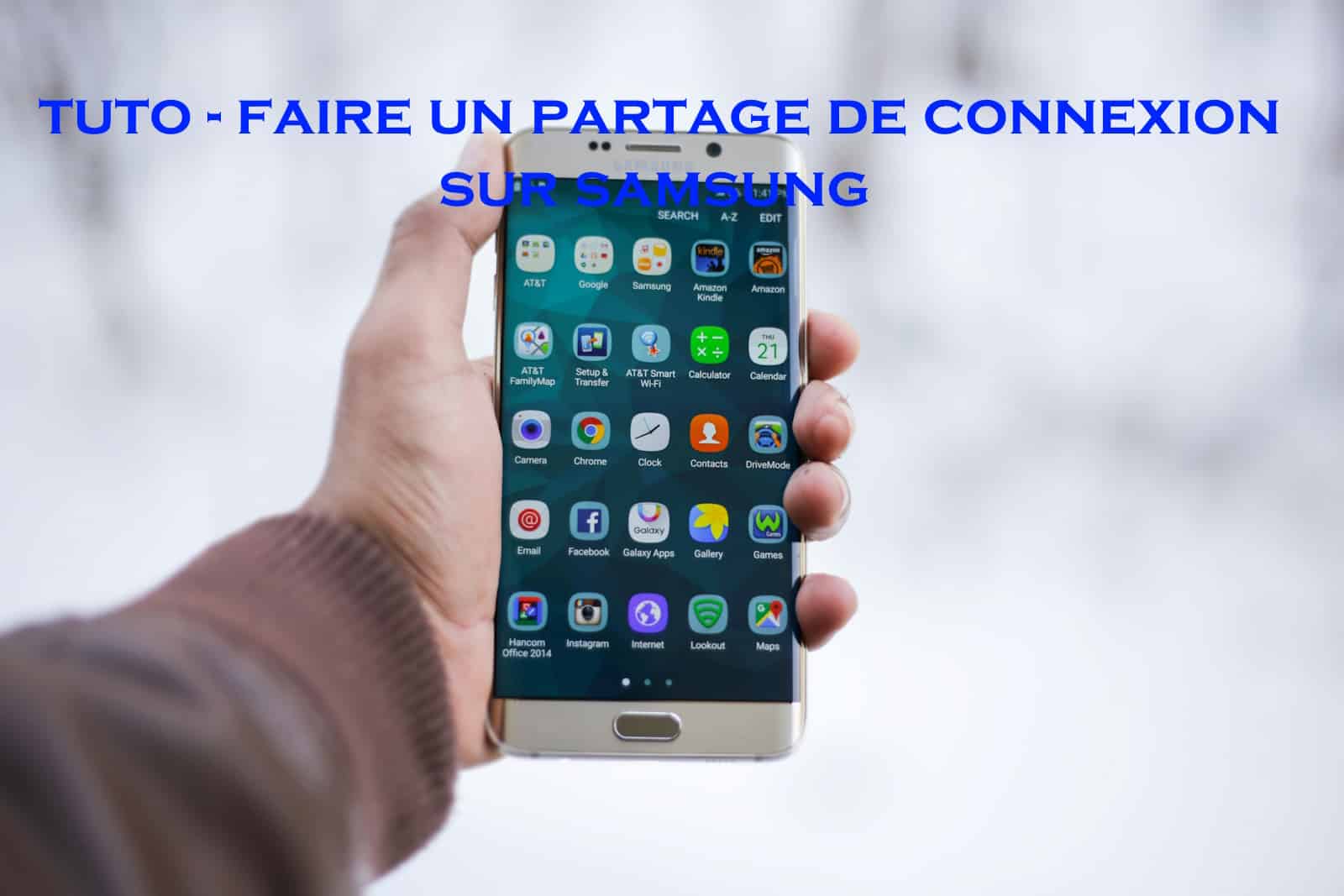 tuto partage connexion samsung