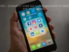 tuto suivre consommation internet mobile