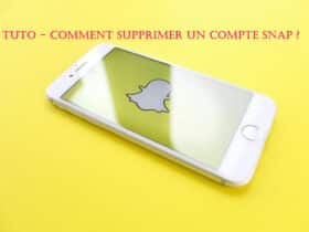 tuto supprimer compte snap