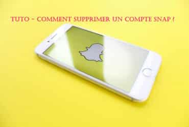 tuto supprimer compte snap