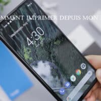 tuto imprimer depuis portable