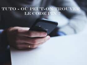 tuto ou trouver code pin