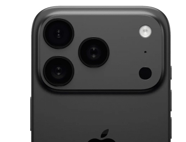 Capteur iPhone 17 pro