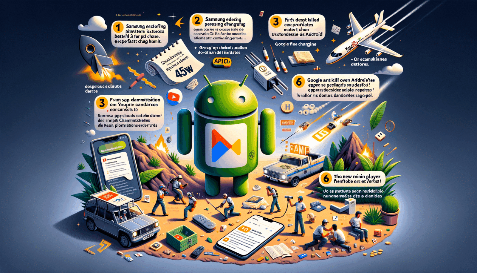 Android Daily News : innovations Samsung, spam RCS, Find Hub et nouveautés Google