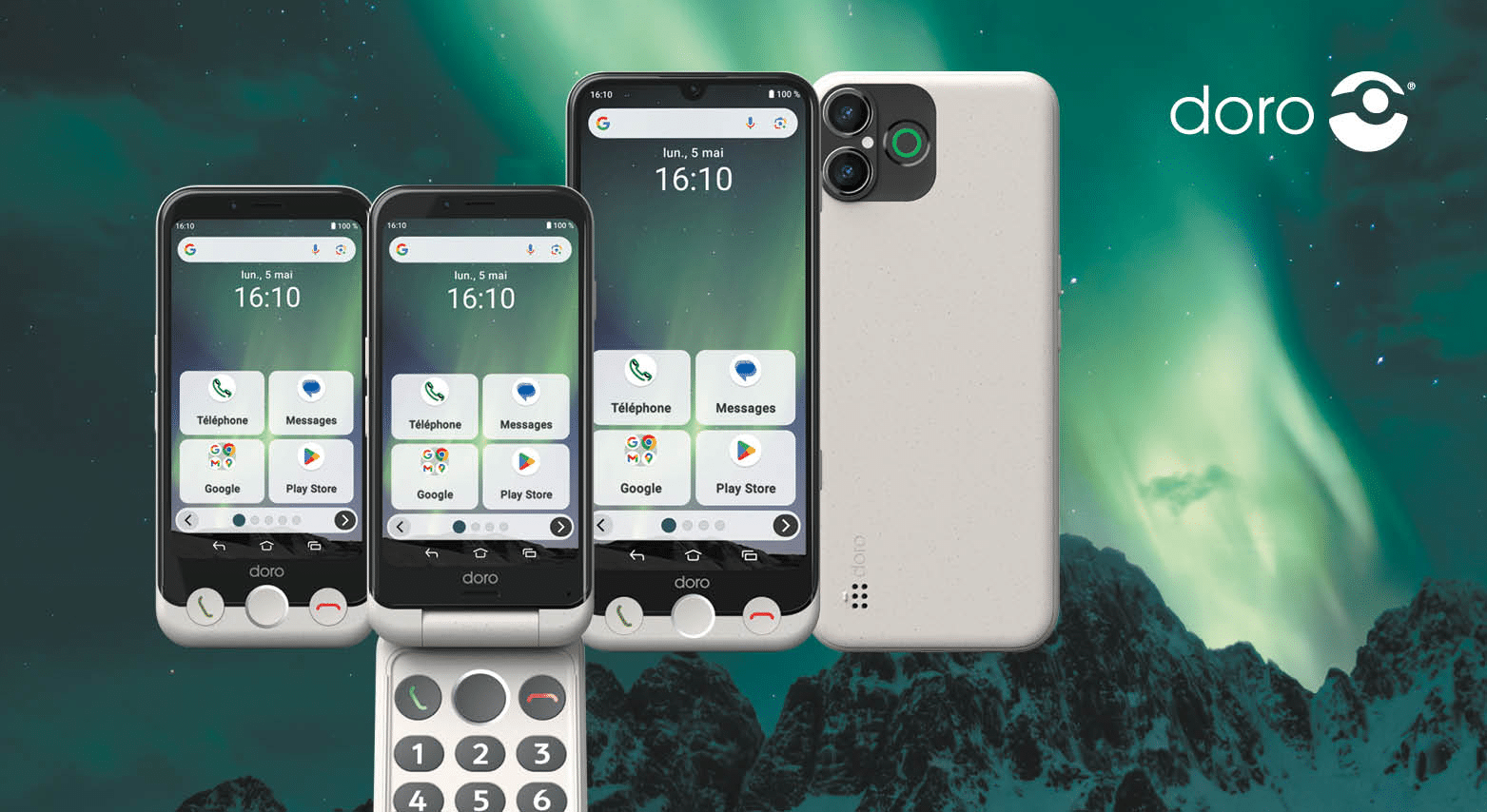 DORO lance 3 nouveaux smartphones à base d'IA pour simplifier la vie des séniors