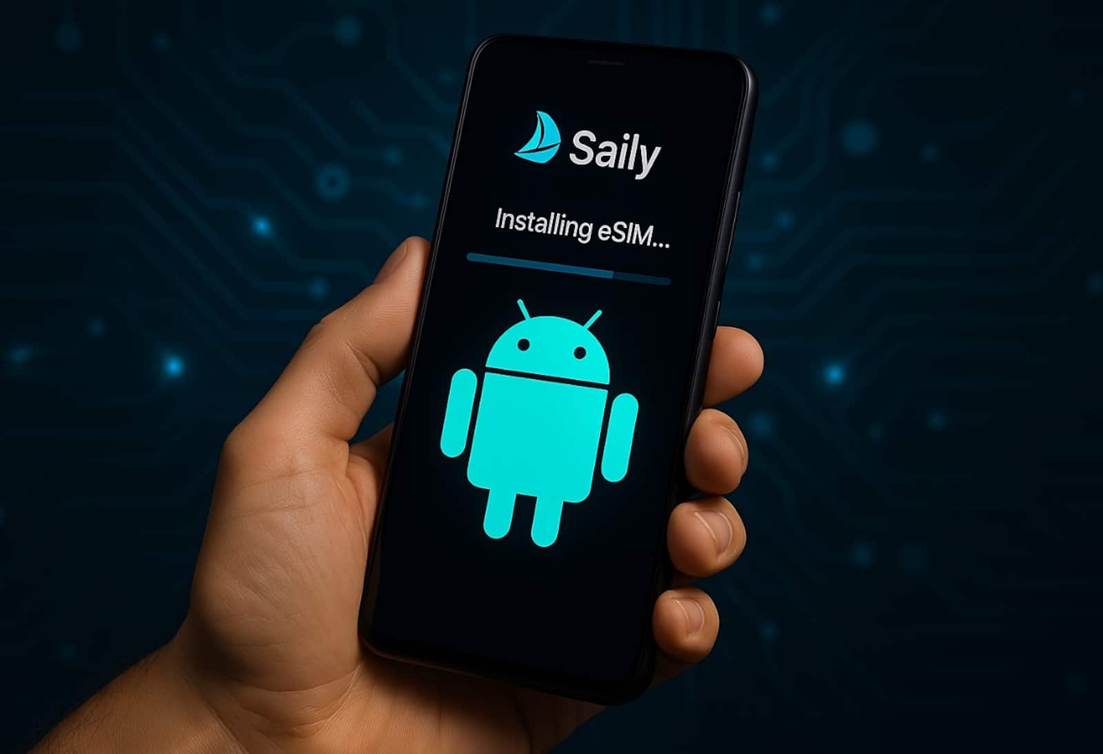 comment installer esim saily