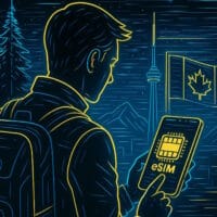 partir canada carte esim