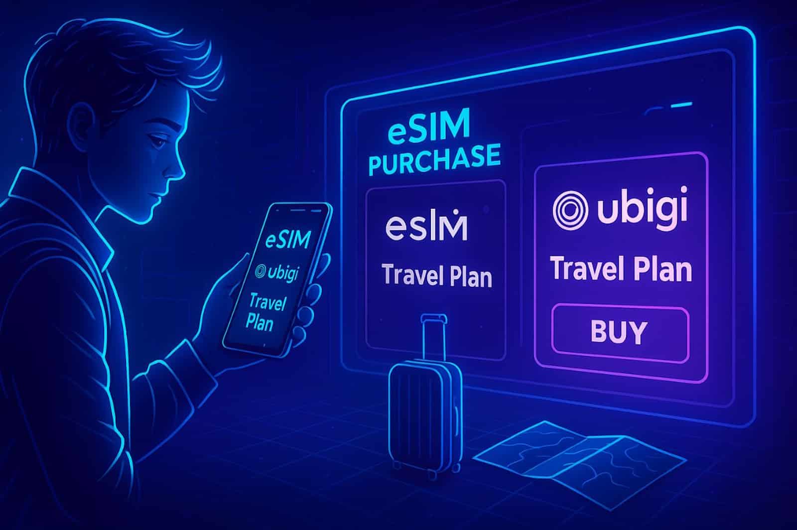 esim ubigi voyager connecte