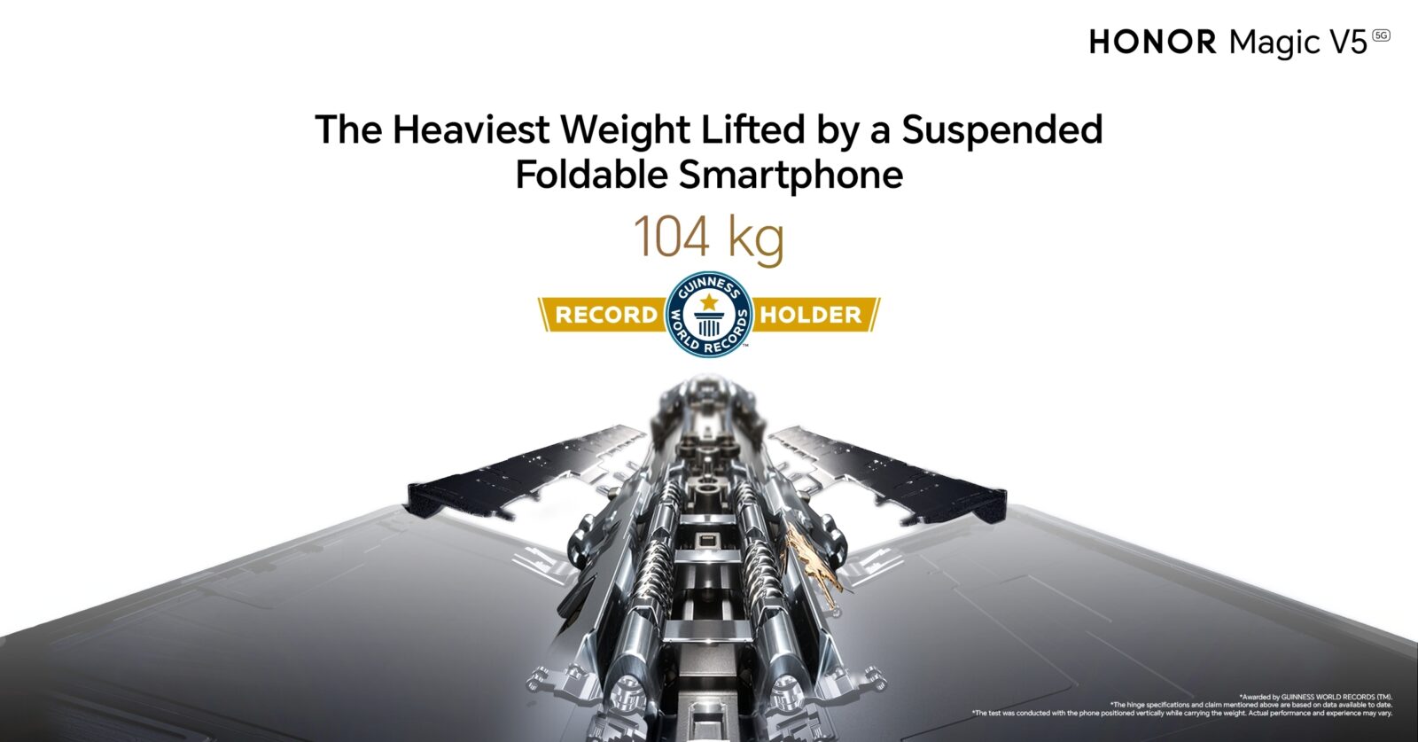 Robustesse record : le HONOR Magic V5 inscrit son nom au Guinness World Records