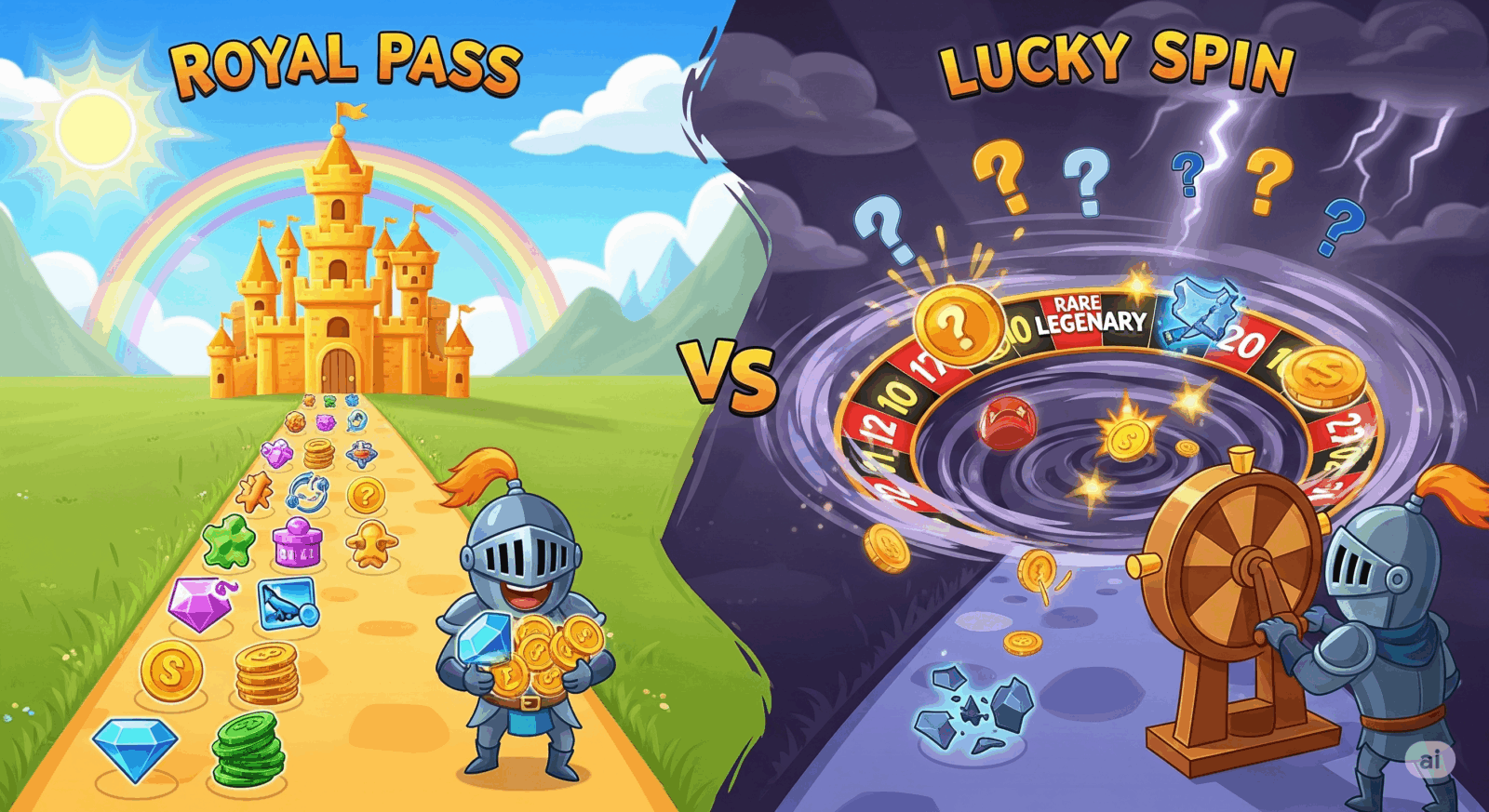 Royal Pass ou Lucky Spin
