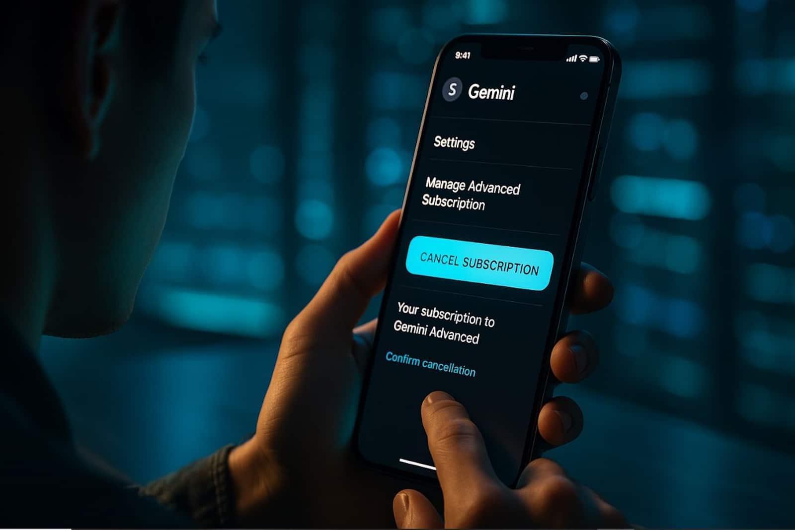 tuto se desabonner gemini