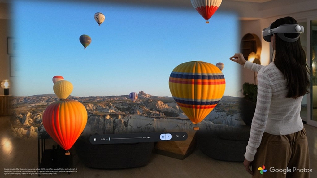 fonctionnalites galaxy xr